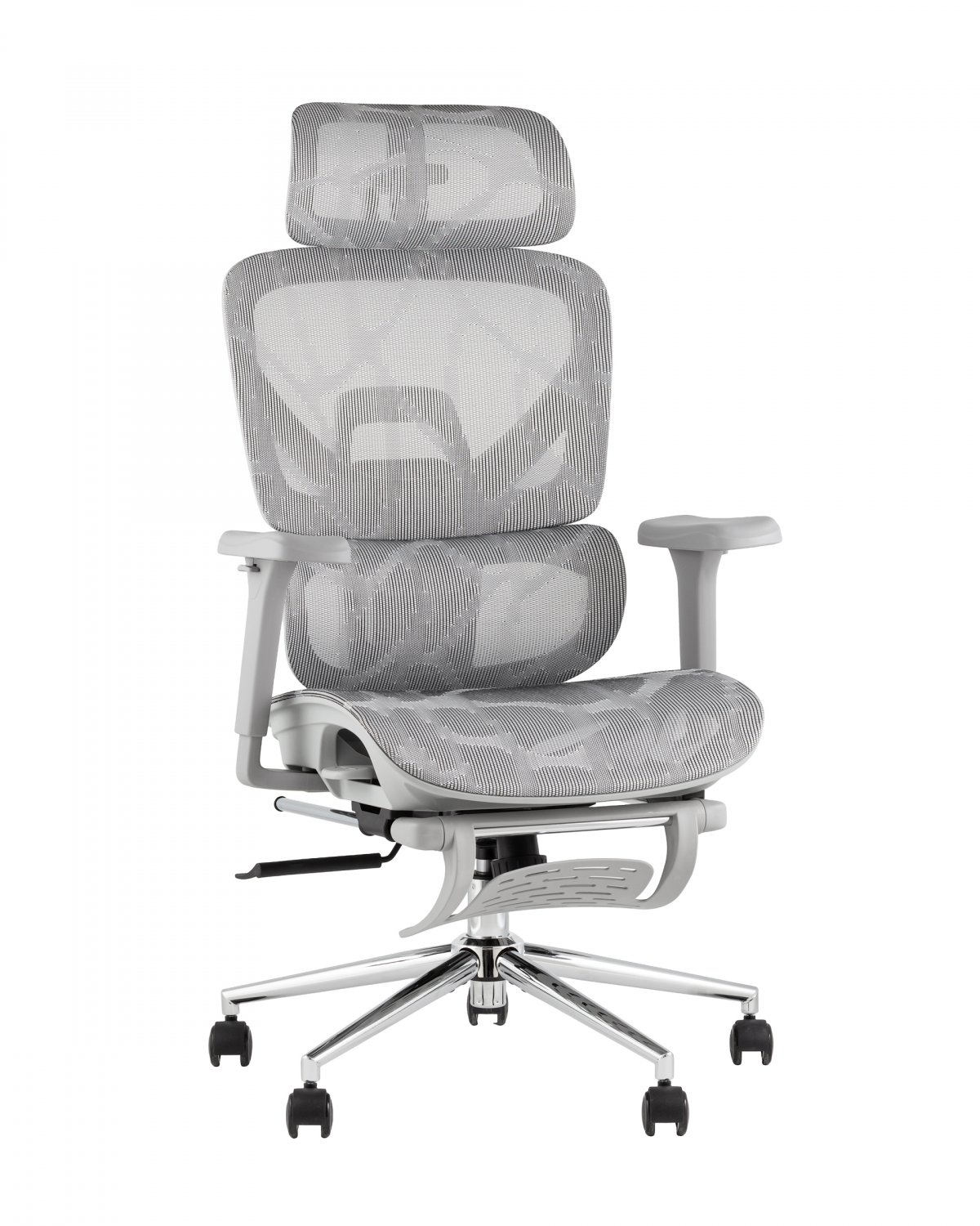 Кресло офисное TopChairs Vertus серая сетка