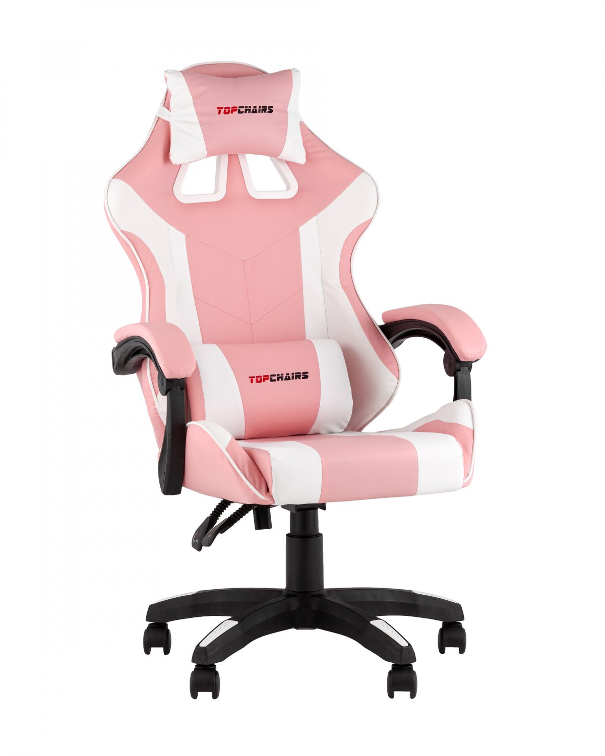 Кресло спортивное TopChairs MG-7035 розово-белый