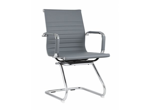 Кресло для посетителей TopChairs Visit серое