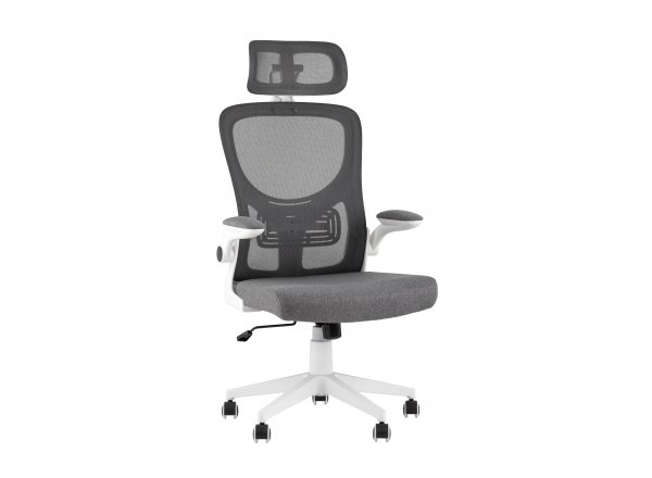 Кресло офисное TopChairs Airone серый ткань