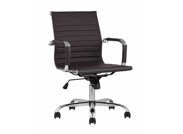 Кресло офисное TopChairs City S коричневое