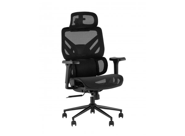 Кресло офисное TopChairs Structo черная сетка