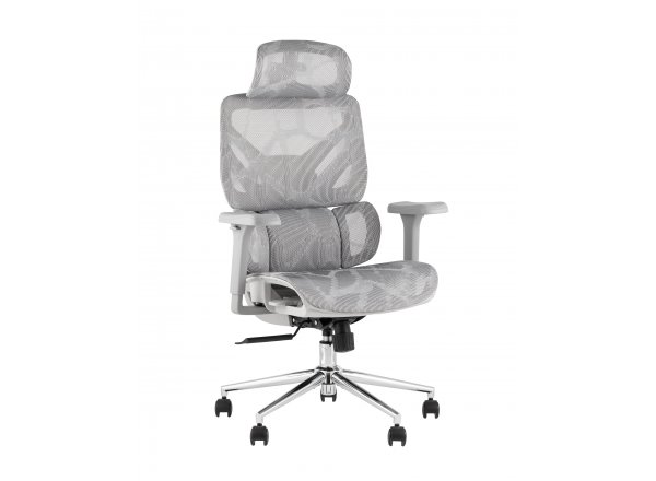 Кресло офисное TopChairs Structo серая сетка