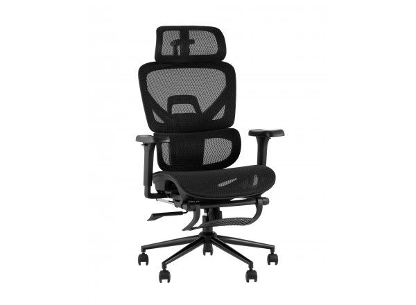 Кресло офисное TopChairs Vertus черная сетка
