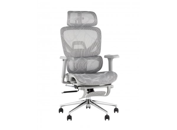 Кресло офисное TopChairs Vertus серая сетка
