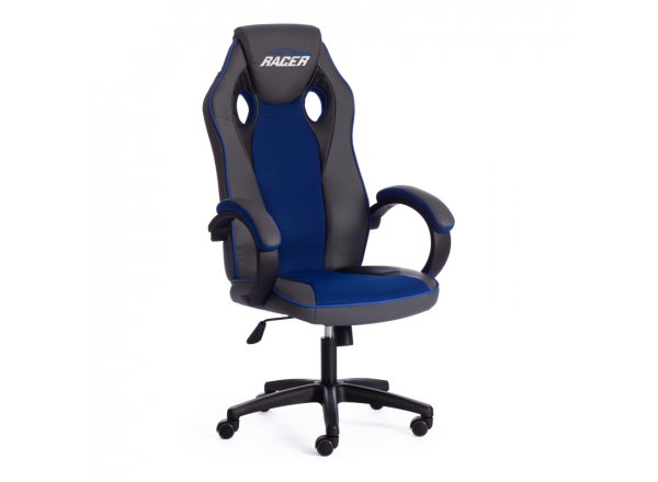 Кресло RACER GT new металлик/синий