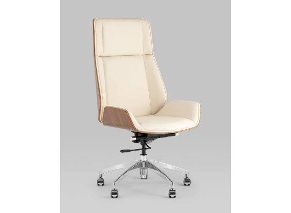 Кресло руководителя TopChairs Crown SN бежевый