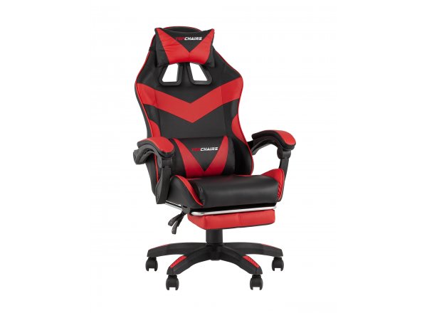 Кресло спортивное TopChairs MG-7019 черно-красный