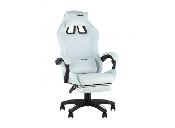 Кресло спортивное TopChairs MG-7019 велюр светло-голубой