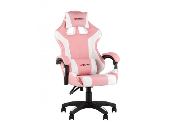 Кресло спортивное TopChairs MG-7035 розово-белый
