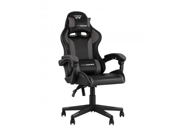 Кресло спортивное TopChairs Shadow черно-серый