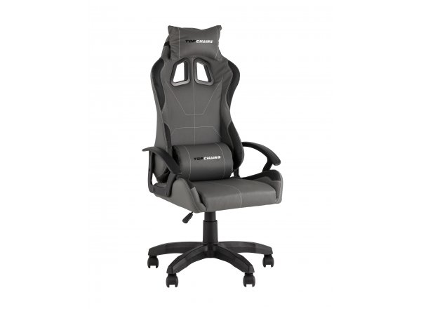 Кресло спортивное TopChairs Wyvern серо-черный