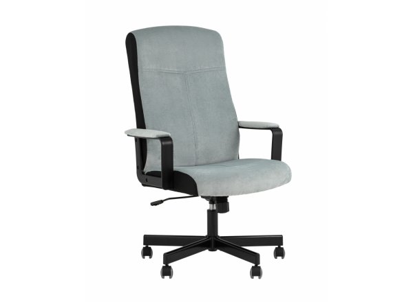 Кресло руководителя TopChairs ST-DOMINGO серо-голубой