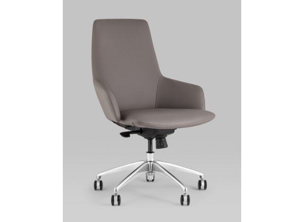 Кресло офисное TopChairs Bow серый